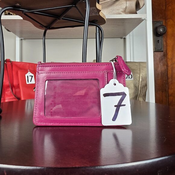 Mini Skinny Id Case in Vivid Pink 64785B - Picture 3 of 5